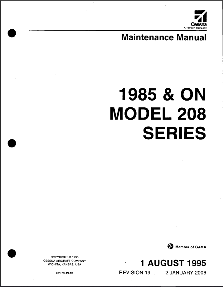 Cessna 208B Manual
