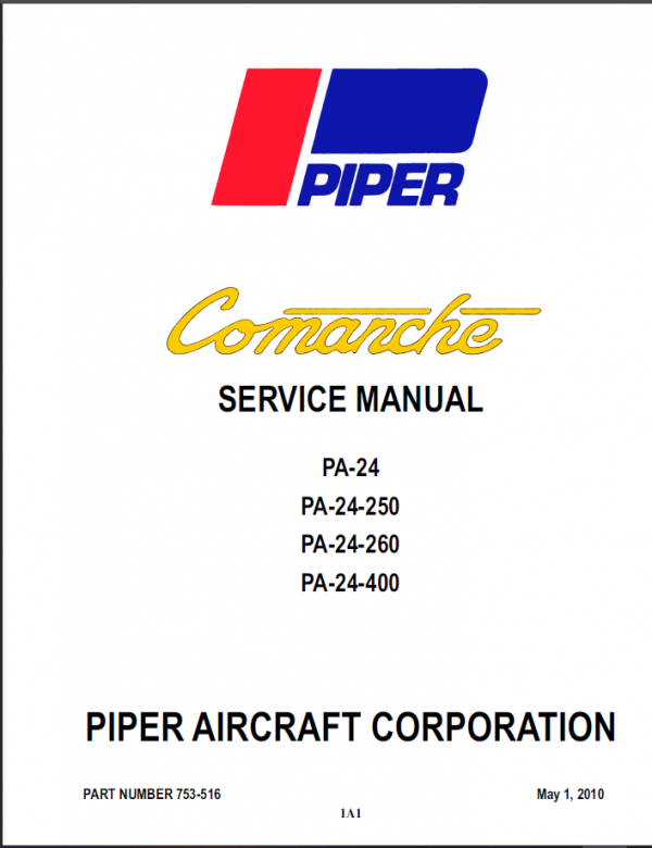 Piper Comanche Manuals