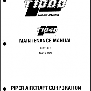 Piper Cheyenne Manuals