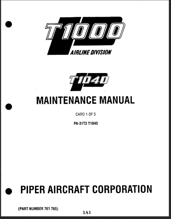 Piper Cheyenne Manuals