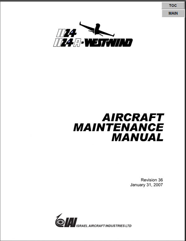 Maintenance Manual IAI Westwind
