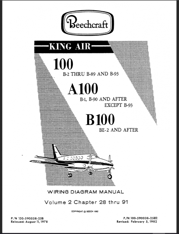 King Air 100 Manuals