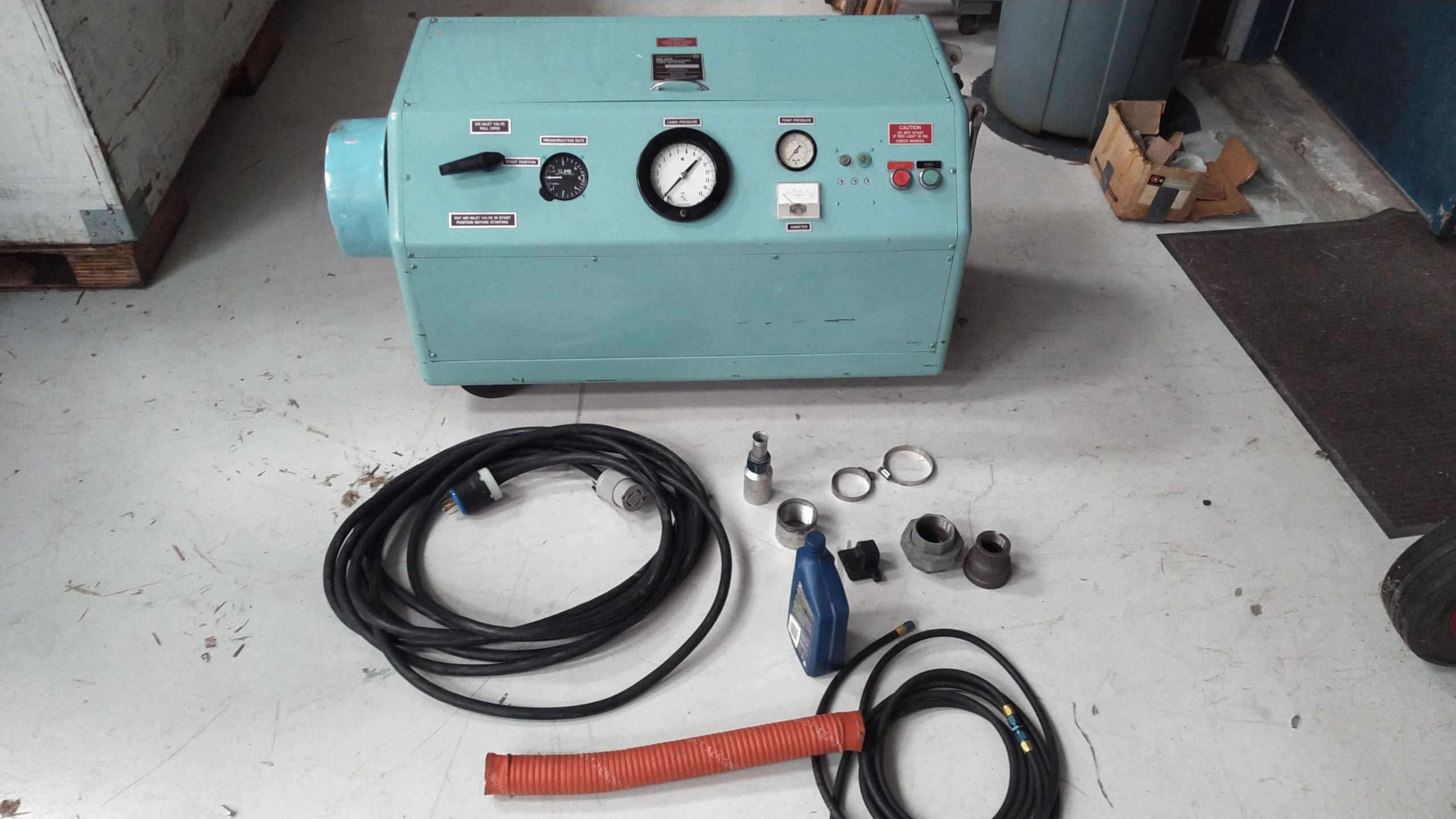 WS600 Aircraft Pressurization Test Cart