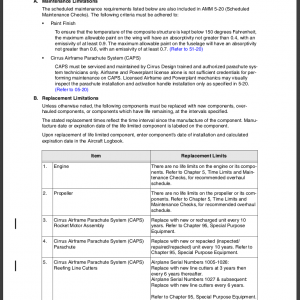 SR20 Cirrus Maintenance Manual Download